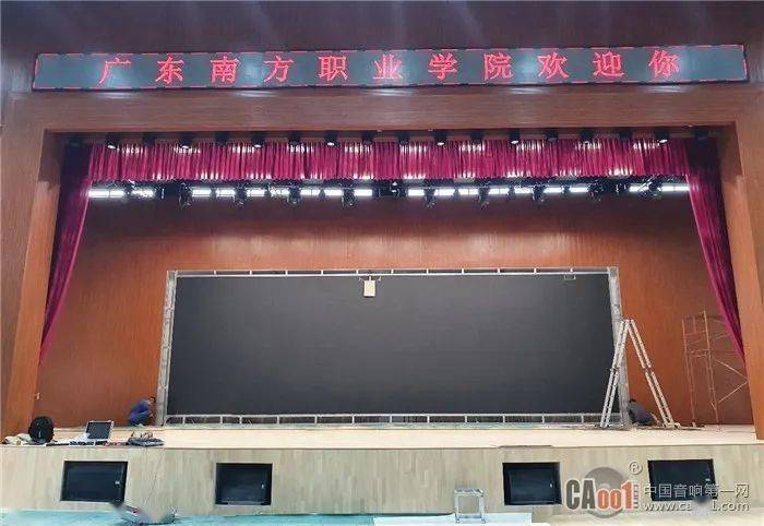 kuledy携la210双10线阵助力广东南方职业学院_音箱