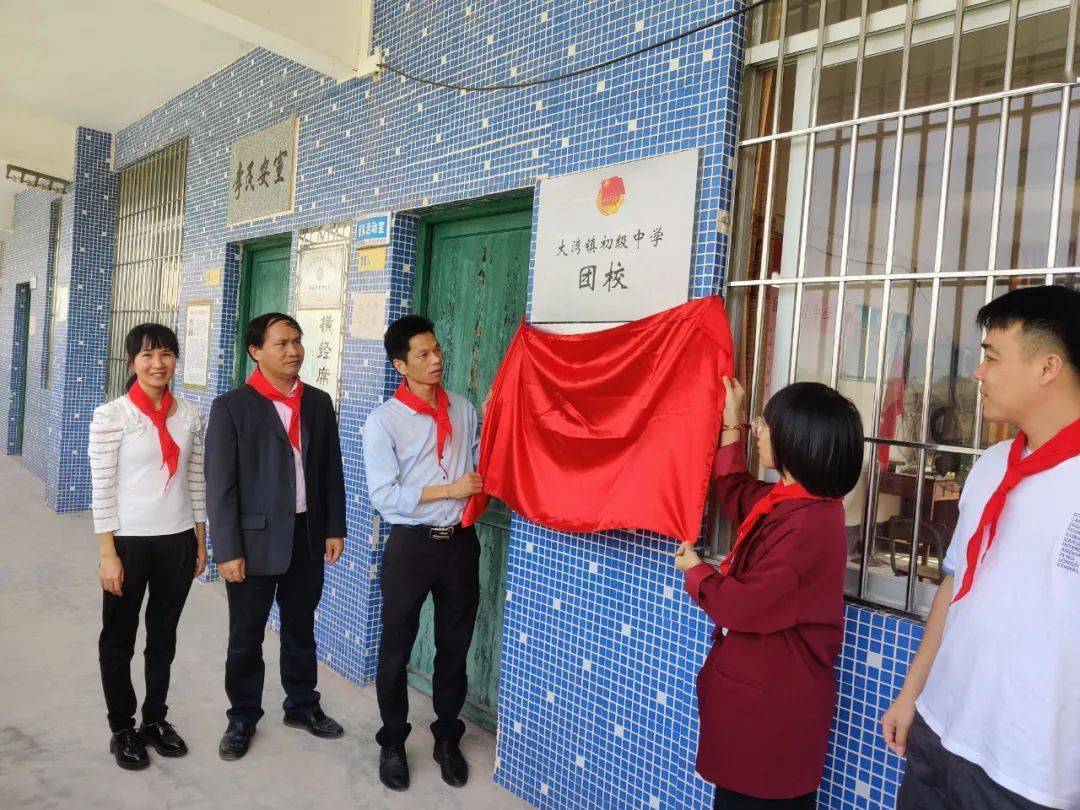 中国少年先锋队大湾镇初级中学第一届少代会暨少工委成立仪式活动