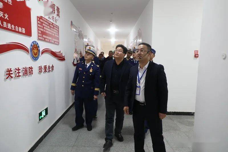 兰州新区管委会副主任孙敏调研指导新区消防救援工作