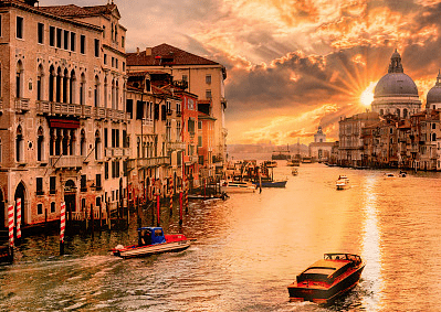 威尼斯船歌背景图片