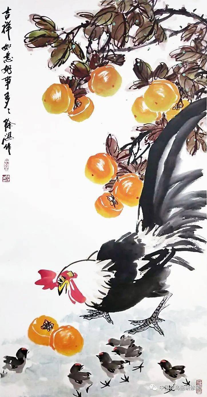 徐湛教授画柿子,事事如意!-搜狐大视野-搜狐新闻