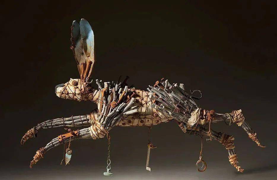 一团废弃铜丝就能变出一座动物园!网友:神仙手我已经说累了