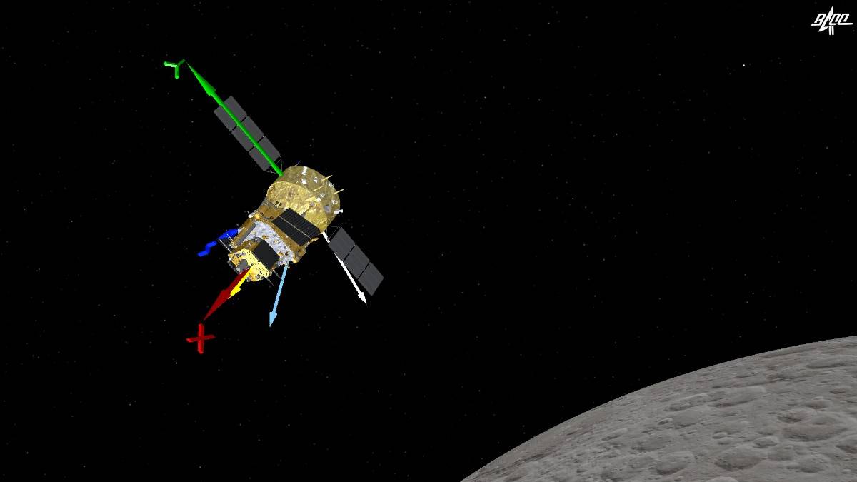 嫦娥五号探测器再次实施制动进入近圆形环月轨道飞行