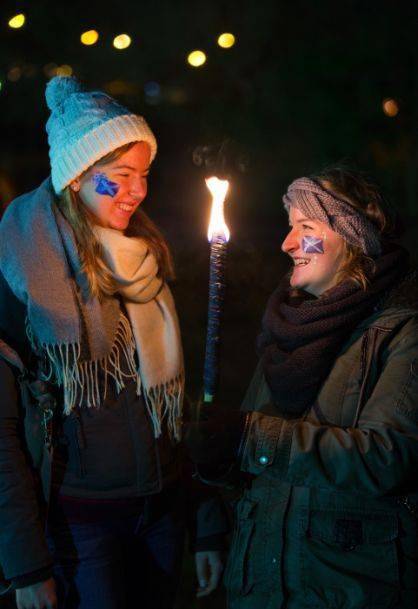 苏格兰守护神的节日圣安德鲁日