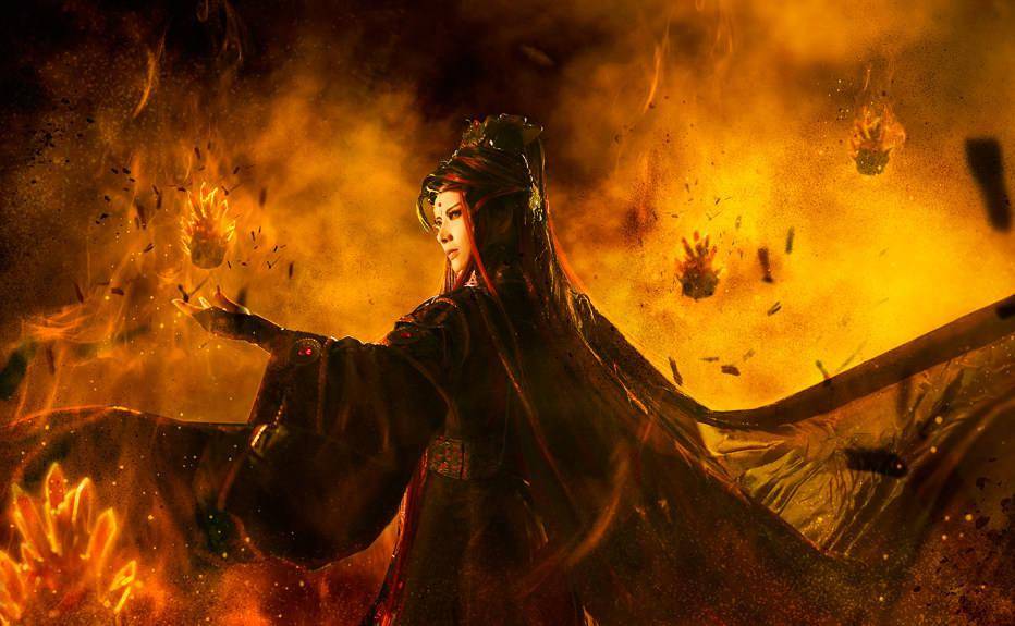 金光布袋戏雁王上官鸿信cosplay