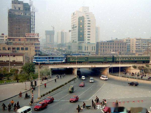 老照片陕西西安1997年