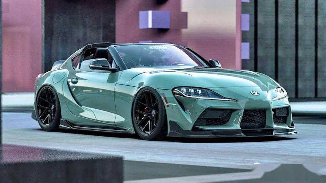 帅气啊!丰田gr supra sport敞篷版效果图