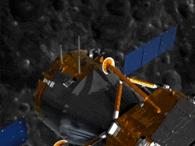 嫦娥五号探测器组合体分离示意图211月30日,记者从生态环境部例行