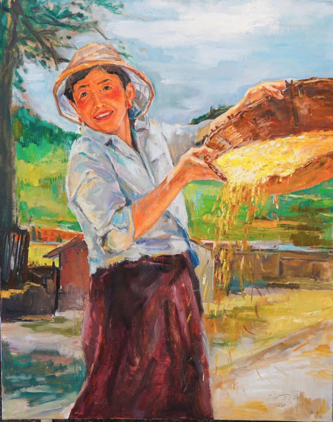 三门县心湖小学"节约粮食 从我做起"系列活动(二)——"节约粮食"书画