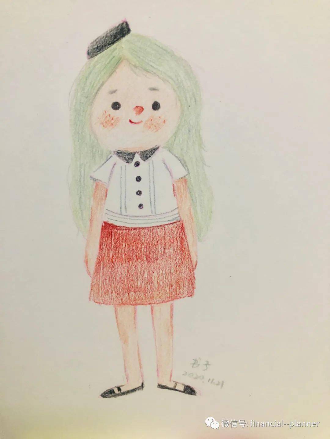 棒棒糖般的岁月附可爱彩铅头像