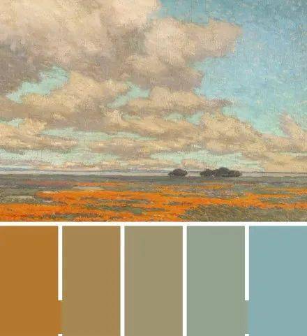 世界名画中的神仙级配色值得收藏