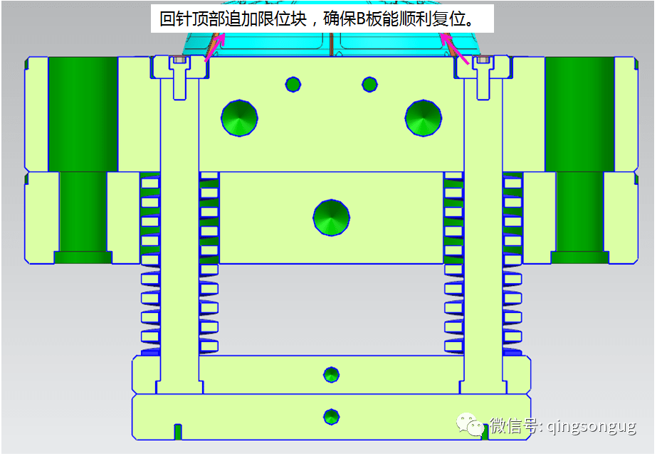 模具强脱倒扣脱模图解图片