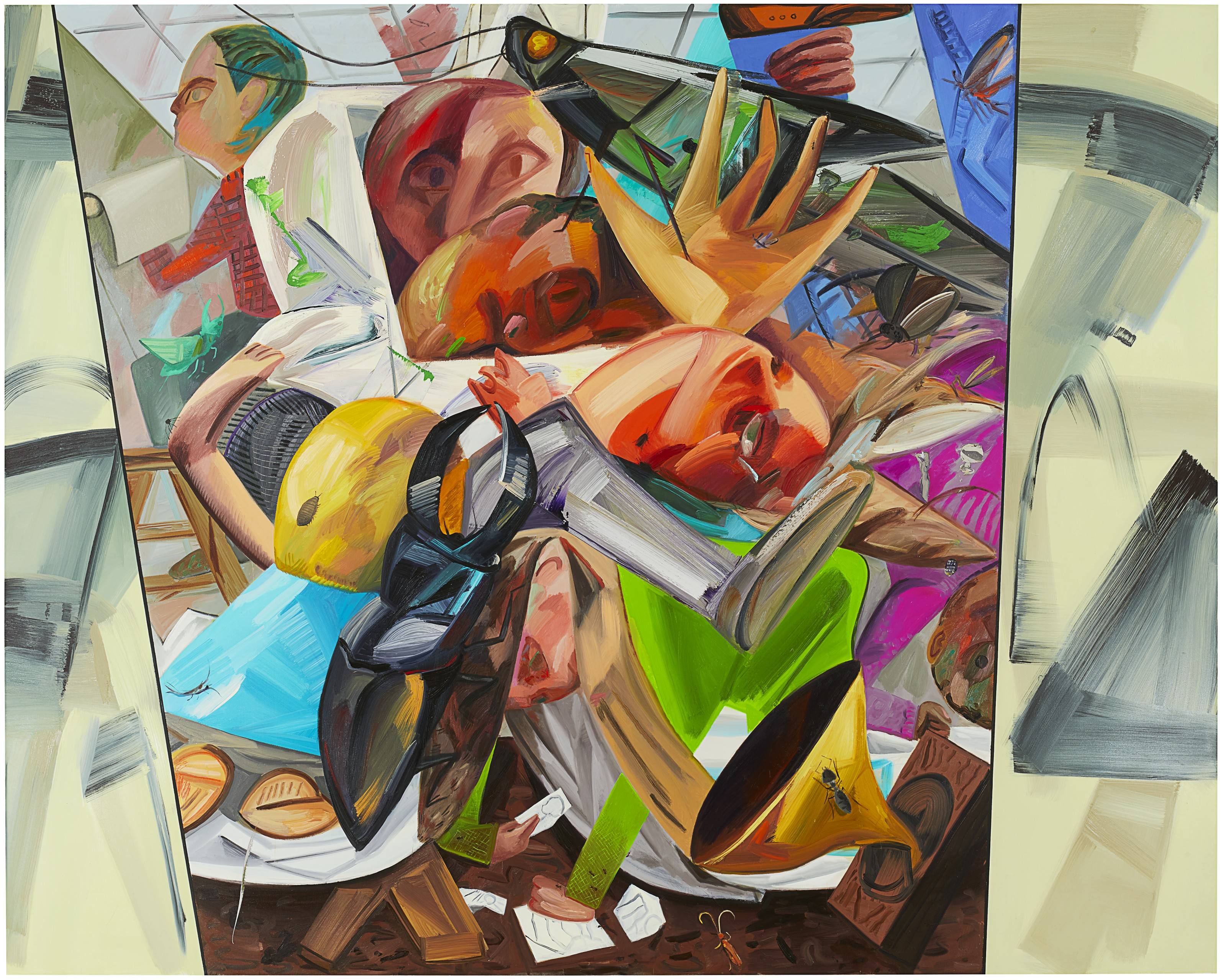 (andy warhol),塞西莉·布朗(cecily brown)和乔治·康多(george