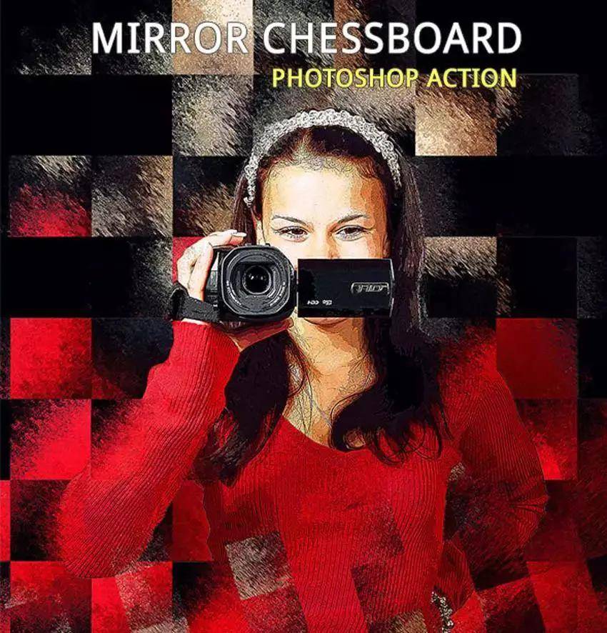 ps软件中20个快速使用的照片镜像效果感受它的强大功能