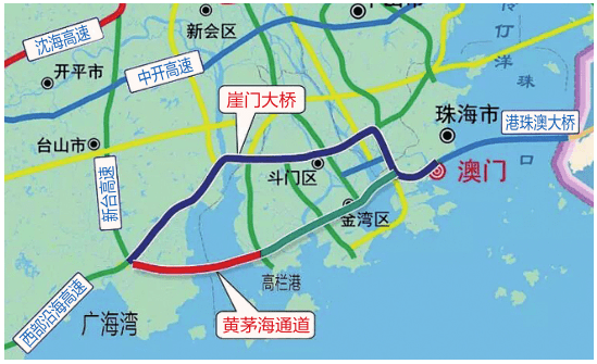 津西型钢助建大湾区标志性工程——黄茅海跨海通道!