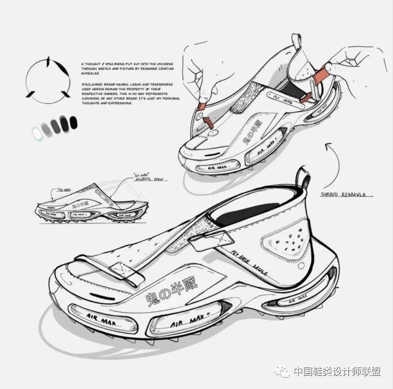 超时空鞋子设计图图片