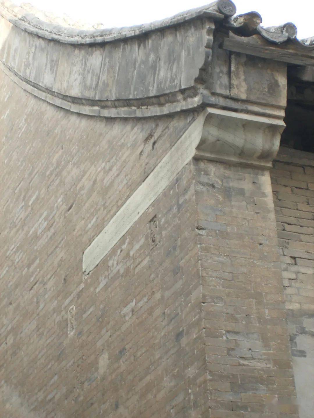 微观古建古建筑的墀头二