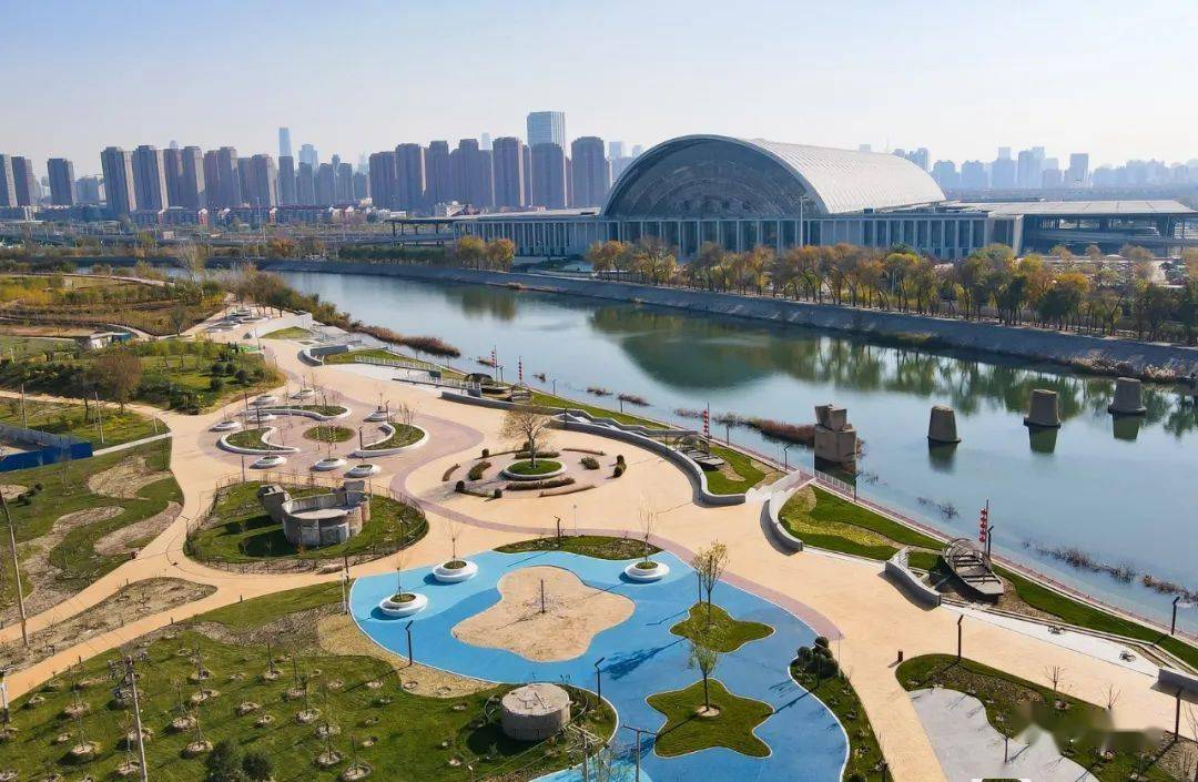 子牙河滨河公园二期建设基本完成