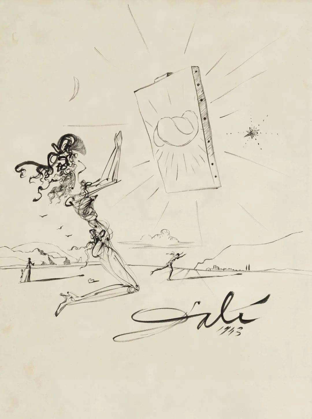 萨尔瓦多达利二十世纪最有代表性的三个画家之一