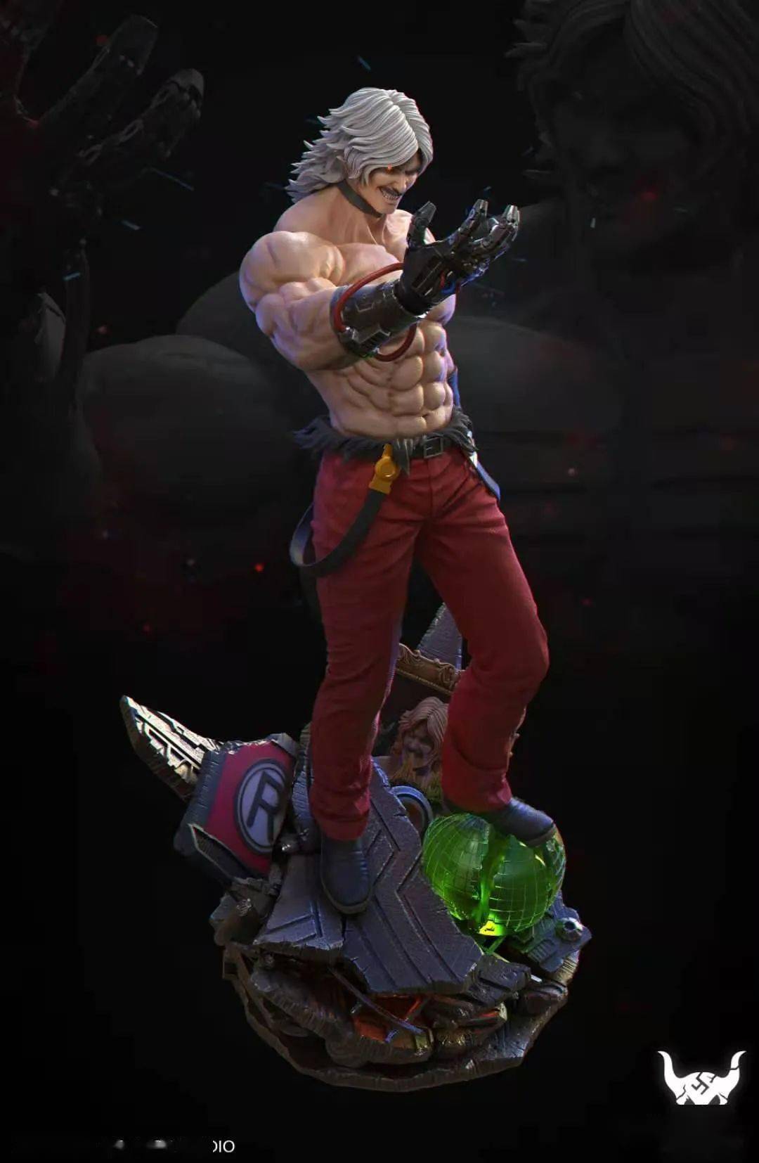 【资讯】9tgk 拳皇 卢卡尔 gk限量雕像手办