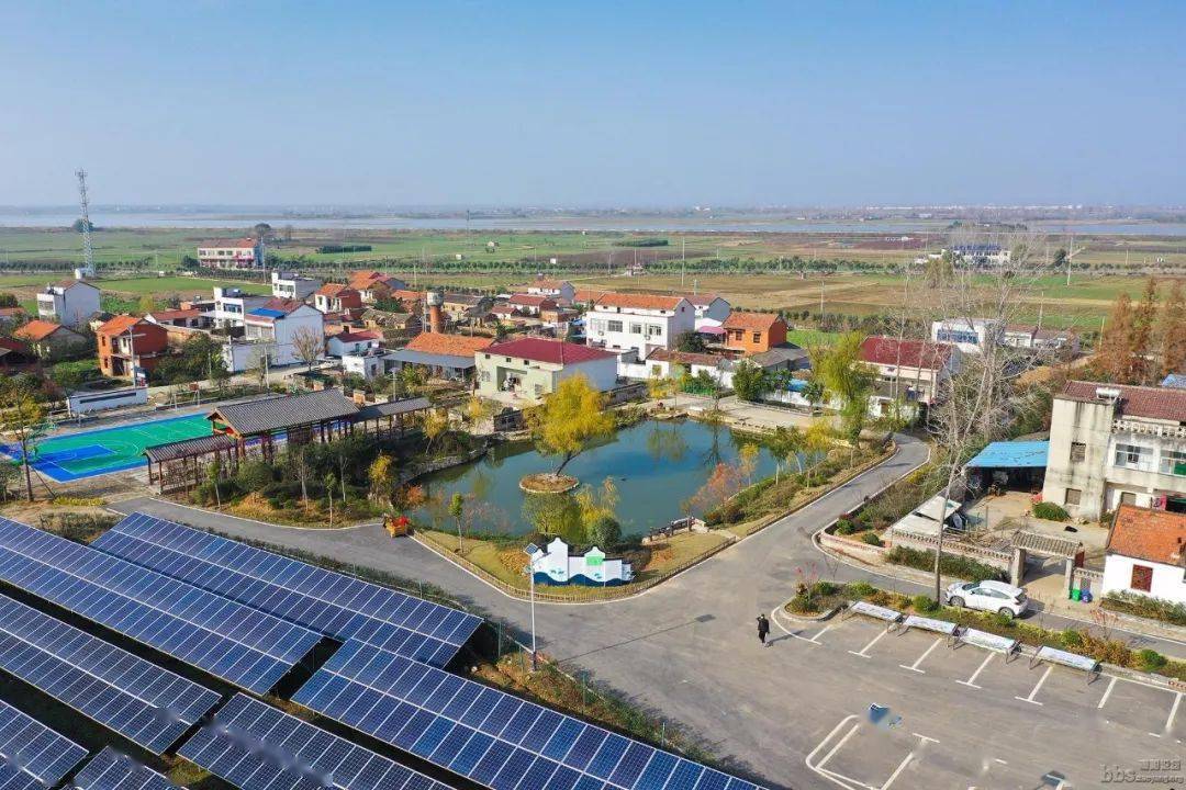 一大波美图来袭高空带你领略枣阳鹿头镇刘庄村之美