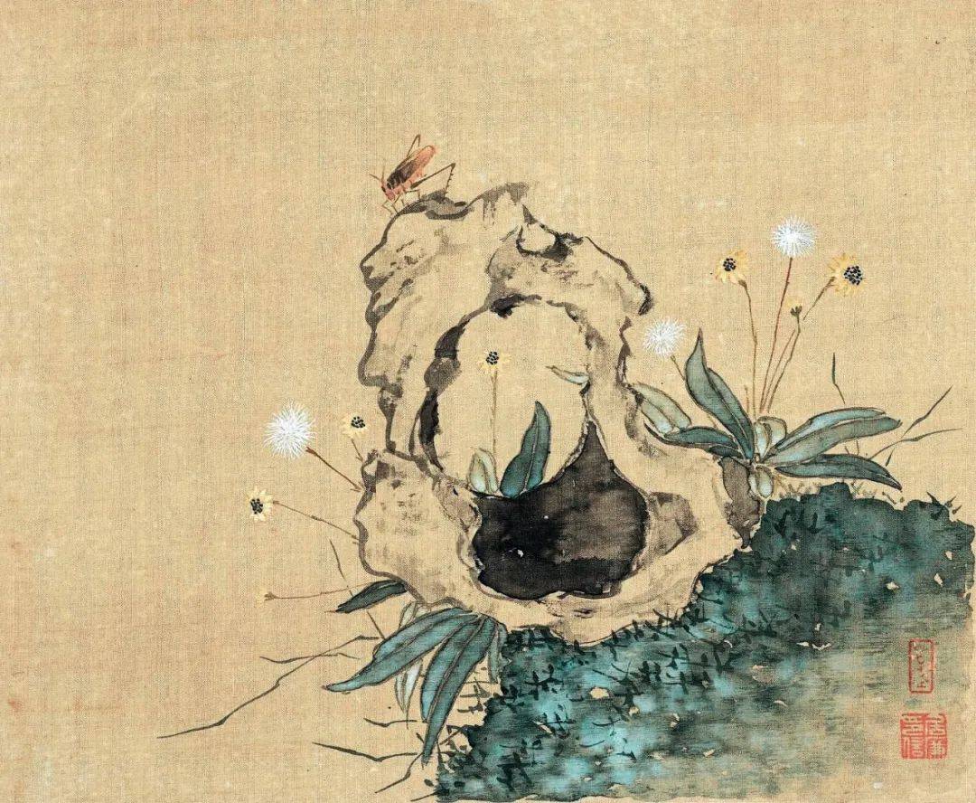 【精品欣赏】波士顿美术馆藏居巢花卉草虫册页_居廉