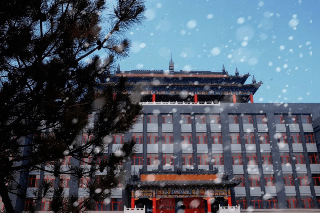 内蒙古大学雪景图片