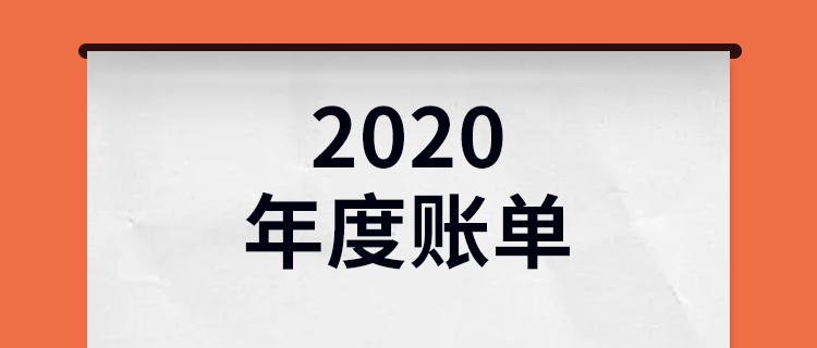 你的2020年度账单