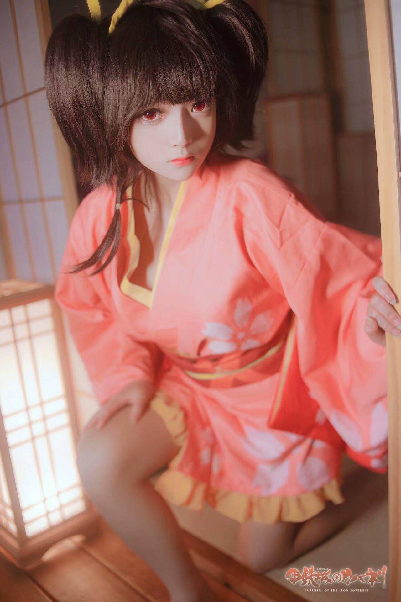 甲铁城的卡巴内瑞无名和服cosplay