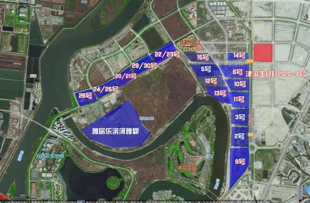 12月土拍第二弹滨海继续冲量万科再进生态城渤龙湖国资包揽双子地块