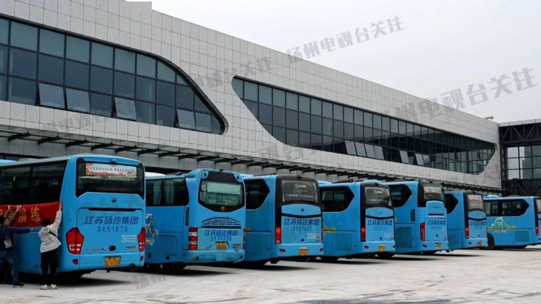 记者体验扬州东站交通快捷换乘方便