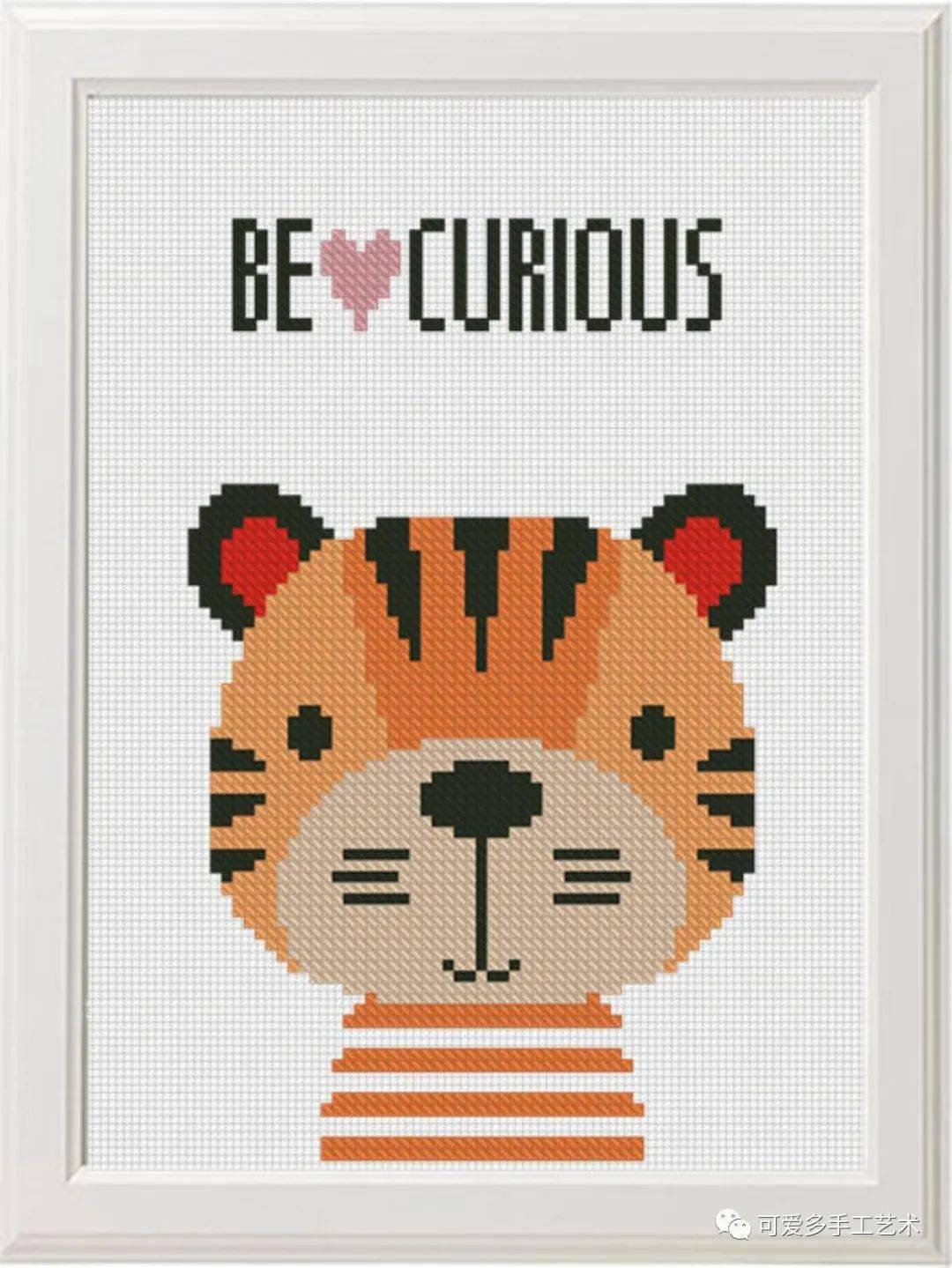 把喜欢的十字绣图案都用毛线编成了挂件这手艺真的不得不佩服附教程