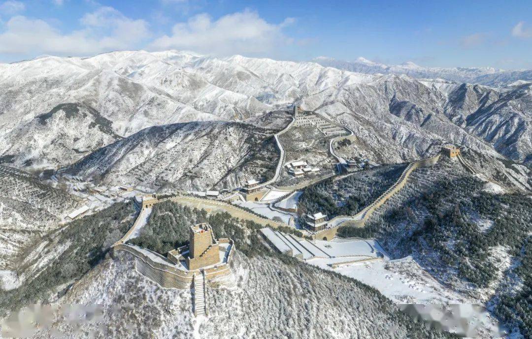 雁门关雪景图片