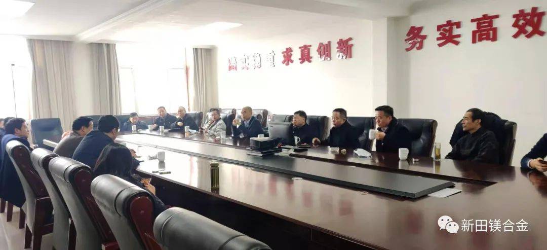 宝钢金属与南京云海一行考察府谷新田镁合金公司