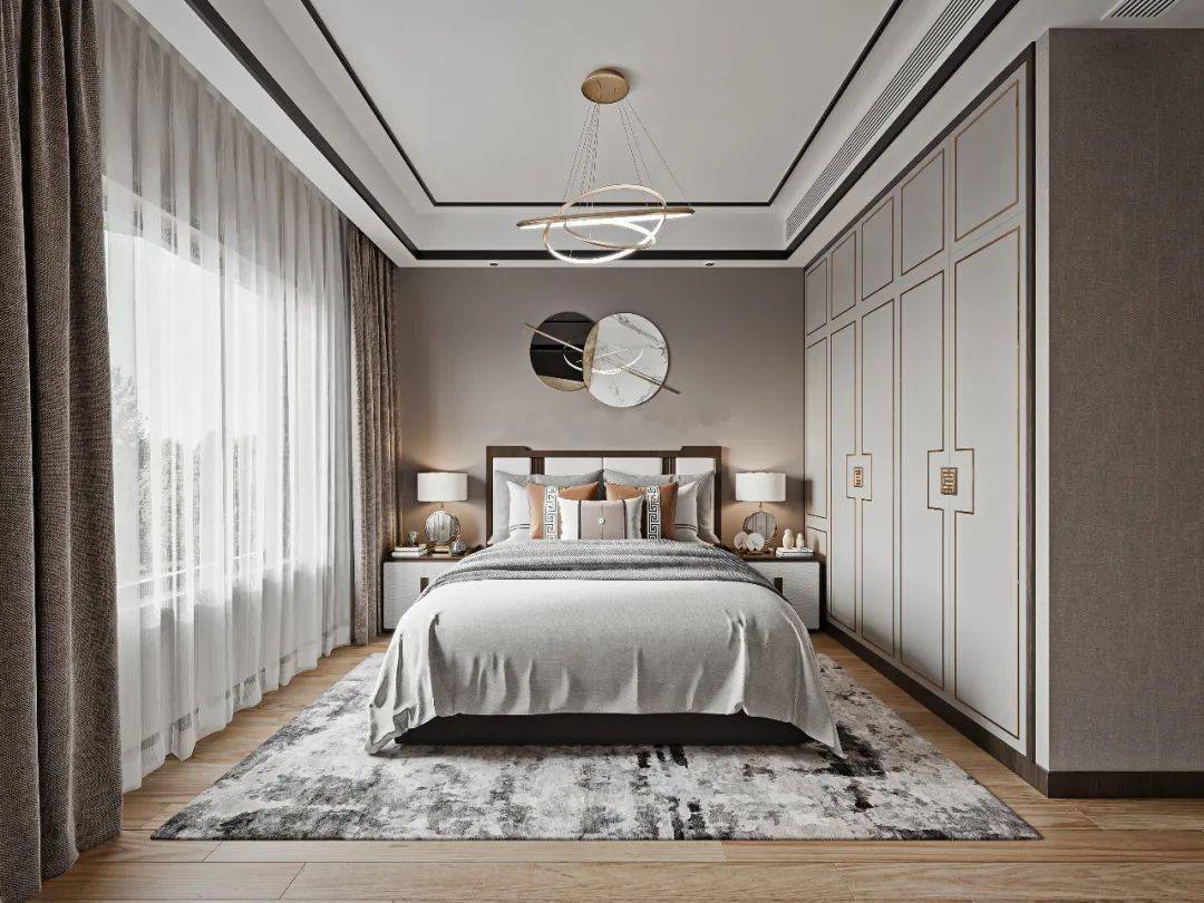 柜类铜条设计演绎新中式家居时尚