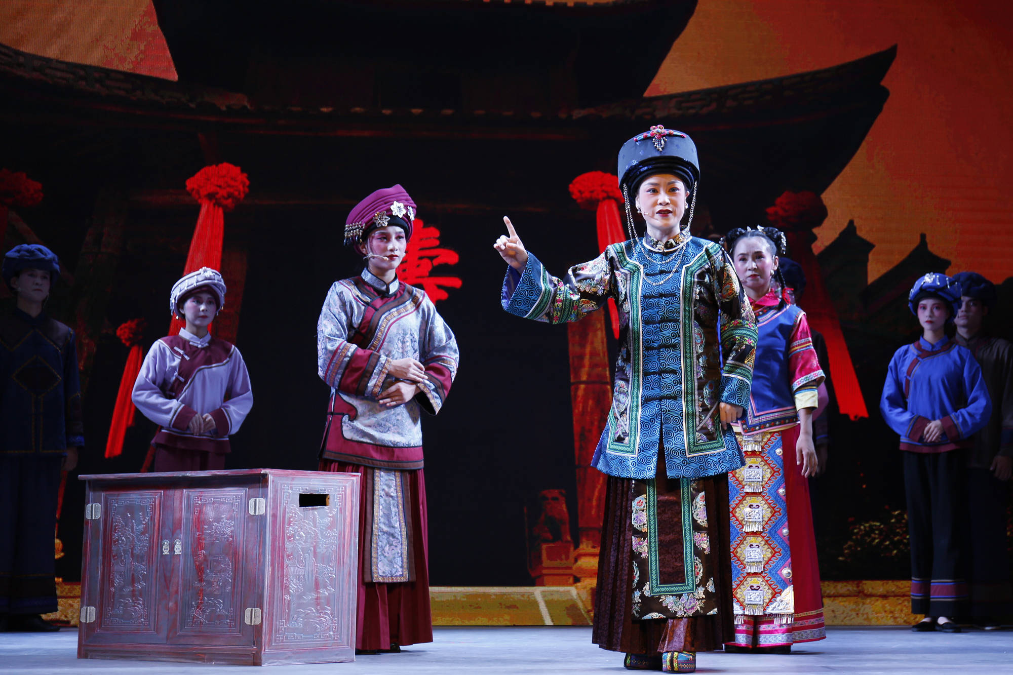 湖北非遗剧种亮相第二届荆楚名团聚江城展演_柳子戏