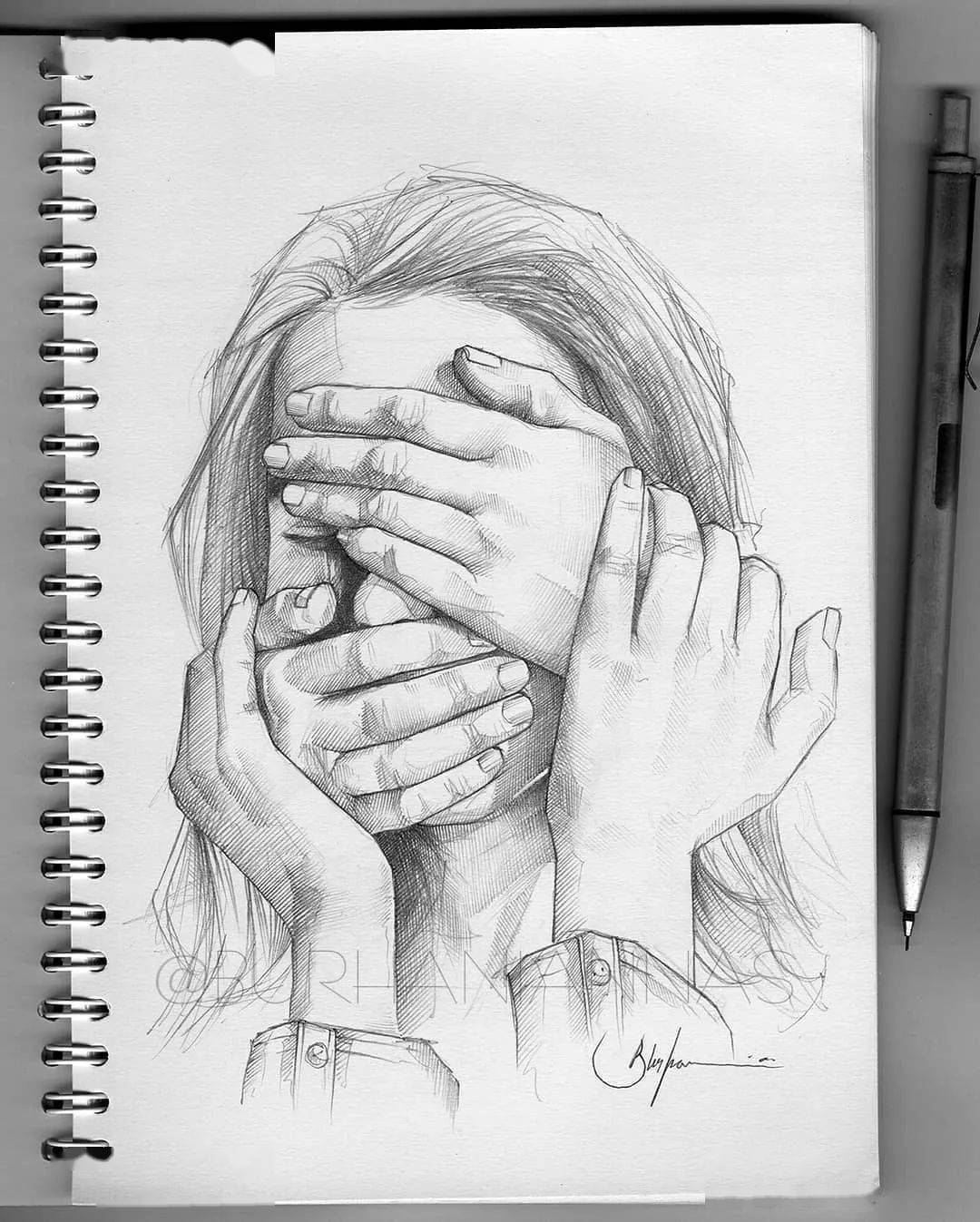 铅笔也能画出好看手绘创意和功底都很ok