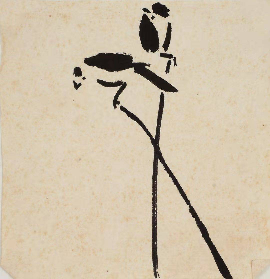 国画家于希宁先生曾为1986年中国美术馆张茂材遗作画展书写前言,称张