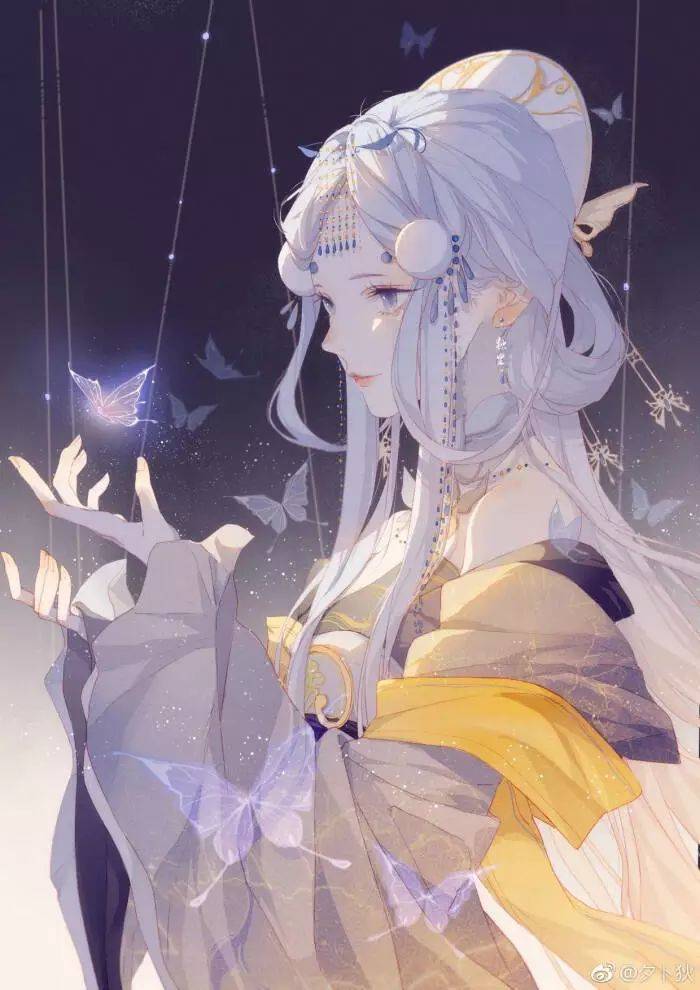 漫画素材|古风美人,愿得一人心,白首不相离