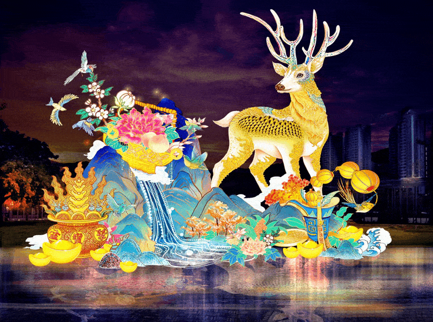 国潮嘉年华61焕彩夜三亚三亚鹿城灯会嘉年华公益灯展即将绚丽启幕