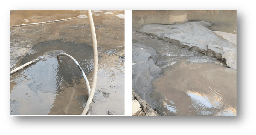 图6突涌管涌区别地基土在具有一定渗流速度(或梯度)的水流作用下,其