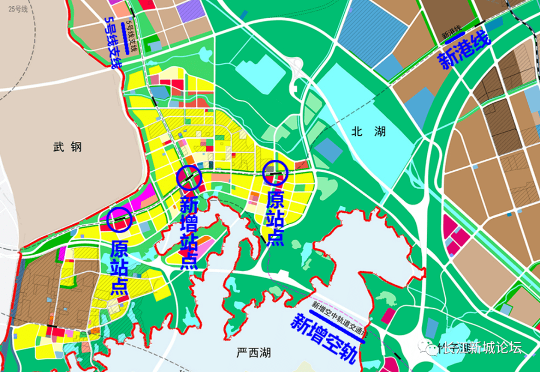 最新发布新港线纳入青山区规划并新增1站