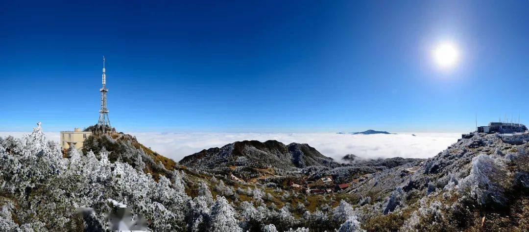 迎來了雨夾雪天氣 今日(12月17日)雪霽初晴 在海拔1658米的德化九仙山