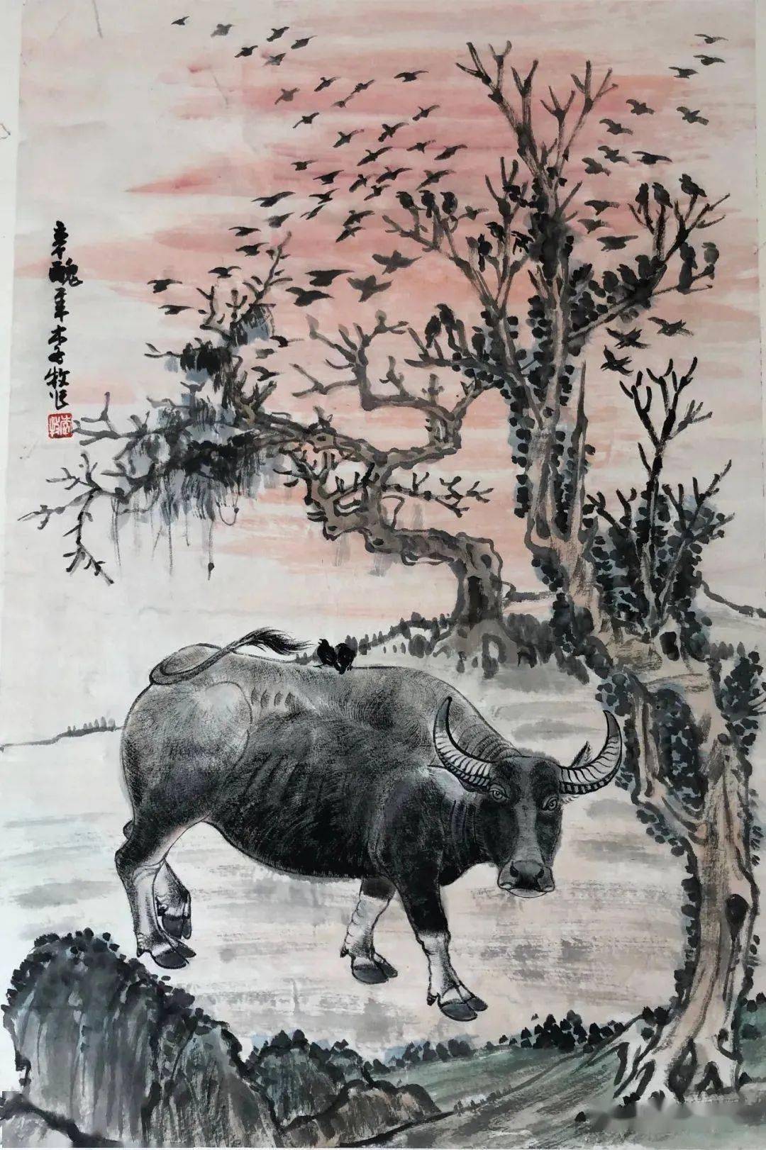 作品欣赏李牧字守勤,61生当代著名画家,现定居欧洲