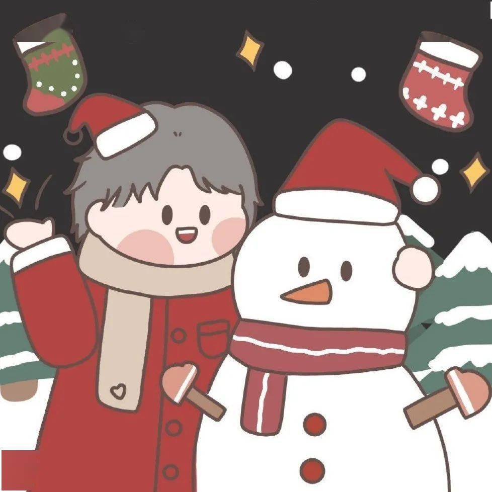 圣诞节必备超甜蜜情侣头像