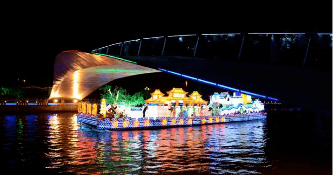 灯光秀,古风展,非遗表演……一起来点亮"岐城欢乐夜"!_岐江