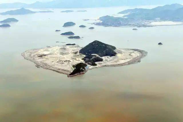 红圈所示为金钵盂岛借此,闲置多年的金钵盂岛也将重新焕发生机.