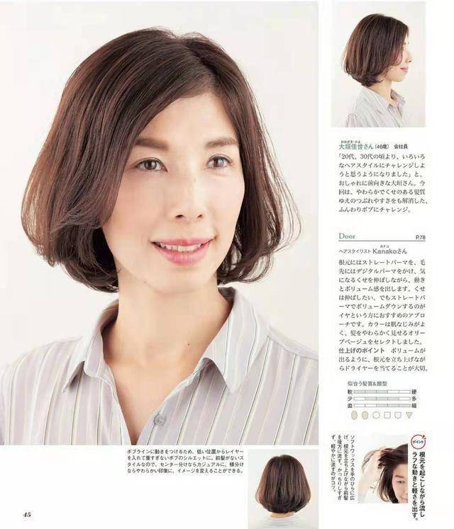 50歲的女人別亂做髮型看日本主婦的優雅髮型減齡時髦又養眼