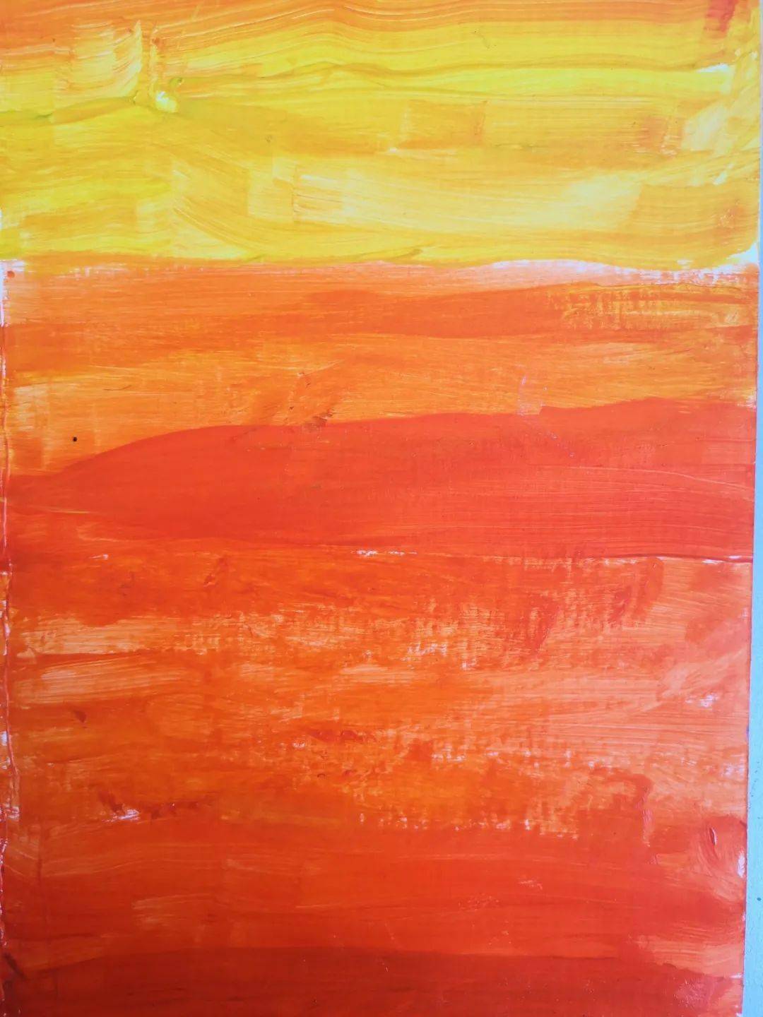 颜色的过渡与晕染三原色组合单色组合颜料与色彩的游戏张楚雅在蓝色的