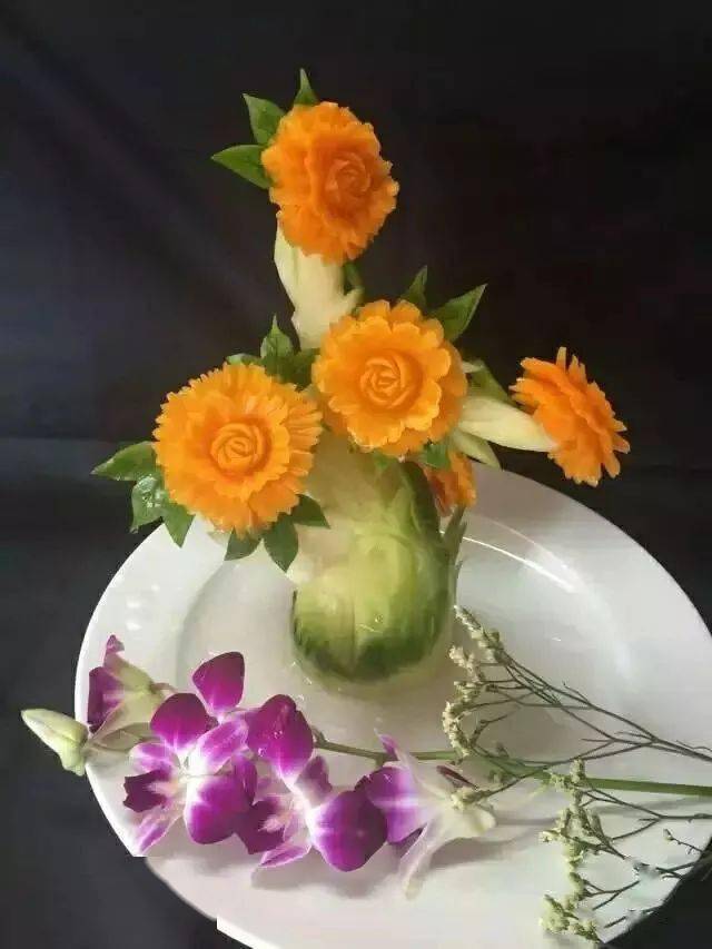 刘厨又来露手艺,19款雕刻盘饰欣赏!